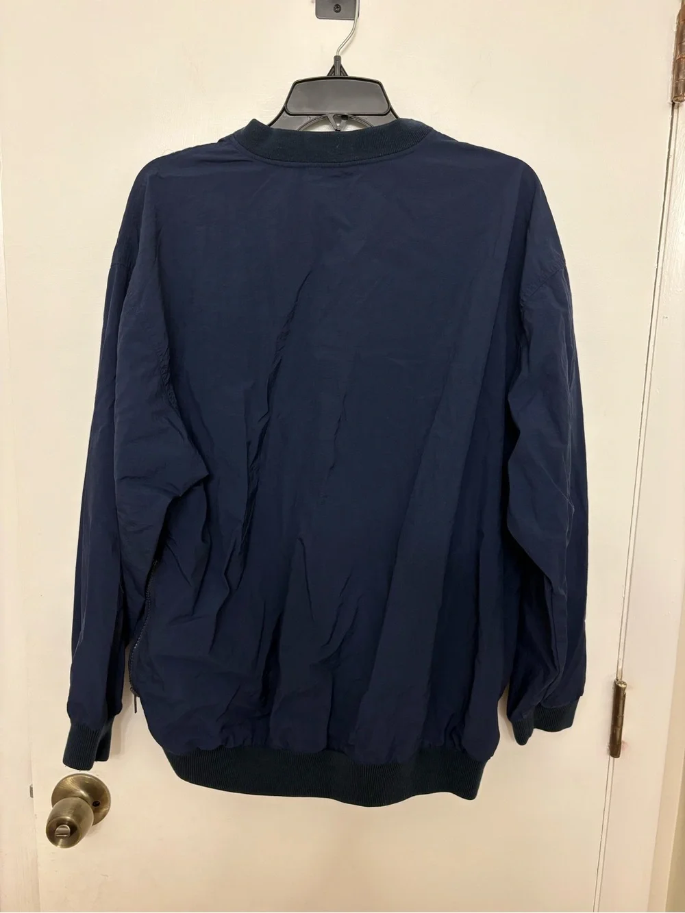VTG 90s Warner Bros Studio Store Taz Golf Pullover Windbreaker Navy Small